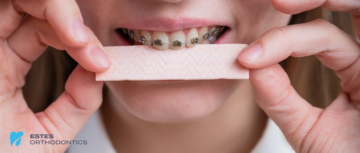 Can you eat with rubber bands on your braces